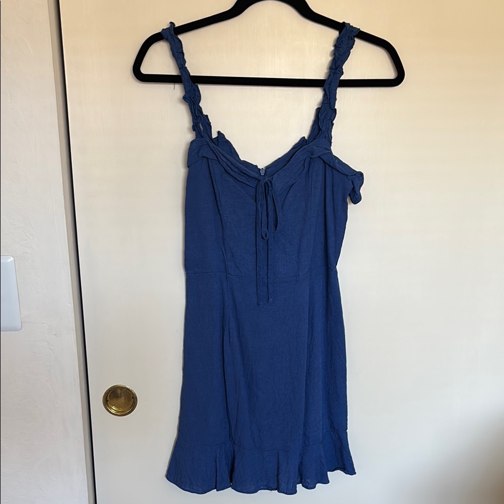 Lulus Royal Blue Ruffle Dress